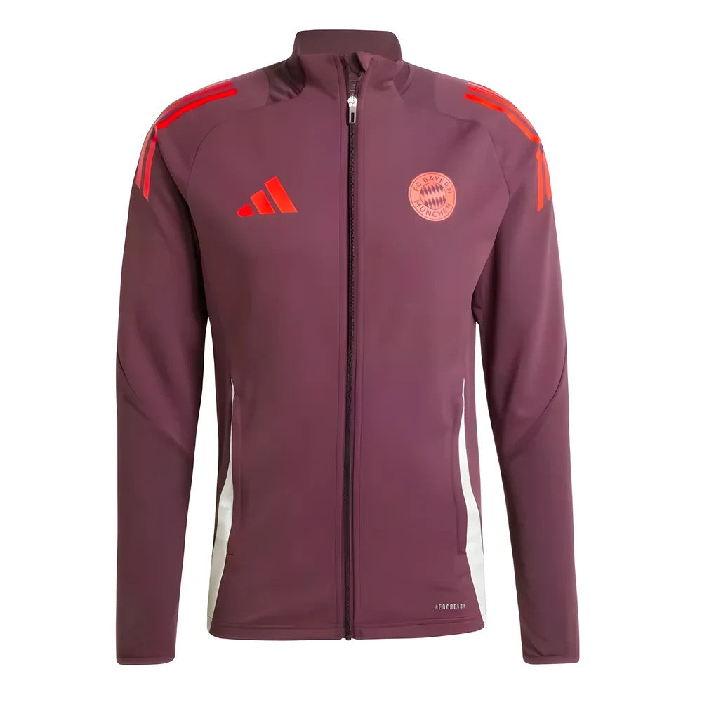 2024-2025 Bayern Munich Track Jacket (Shadow Maroon)_1