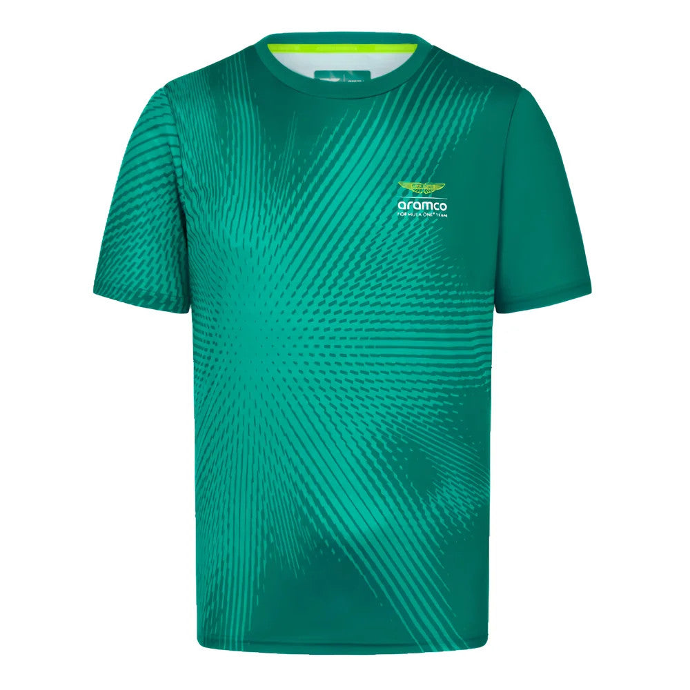 2024 Aston Martin Lifestyle Burst Active T-shirt (Green)_1