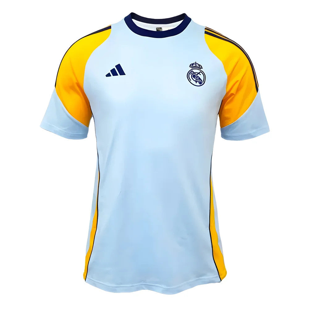 2024-2025 Real Madrid Training Tee (Glow Blue)_1
