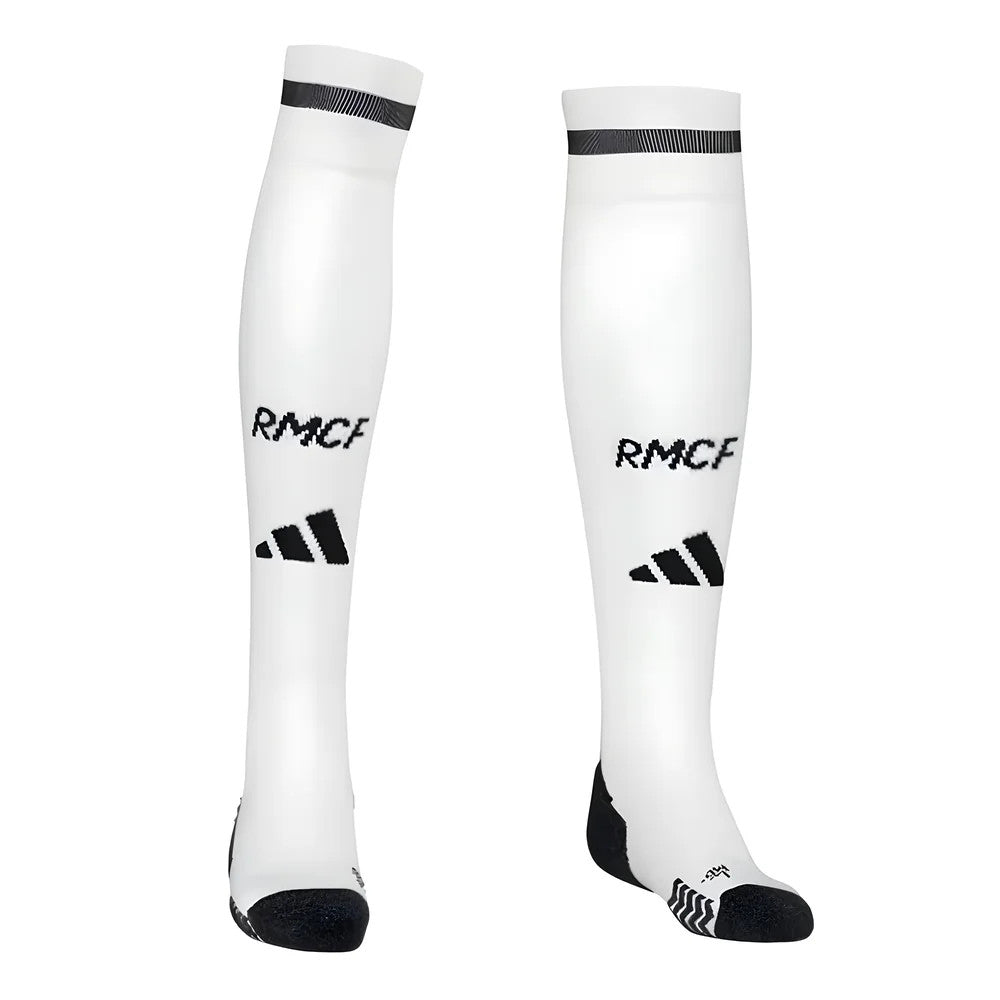 2024-2025 Real Madrid Home Socks (White)_0