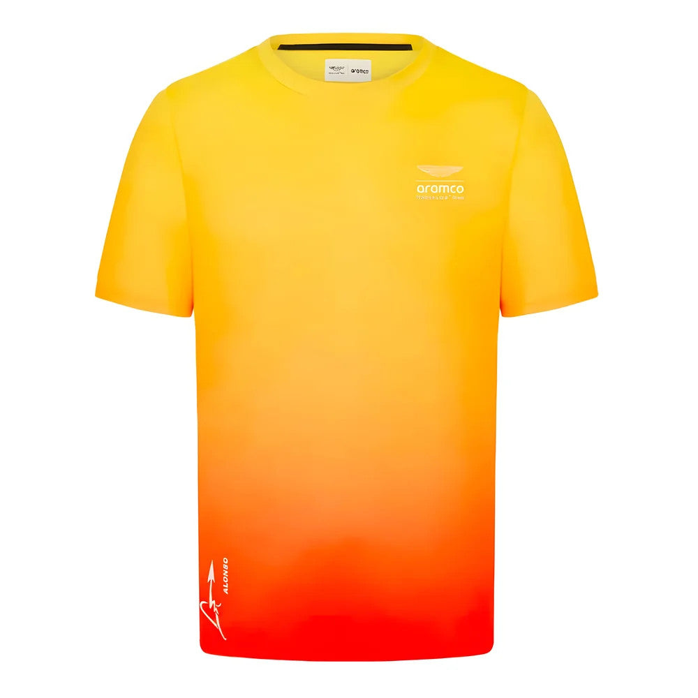 2024 Aston Martin Team Barcelona Alonso Graphic T-Shirt_1