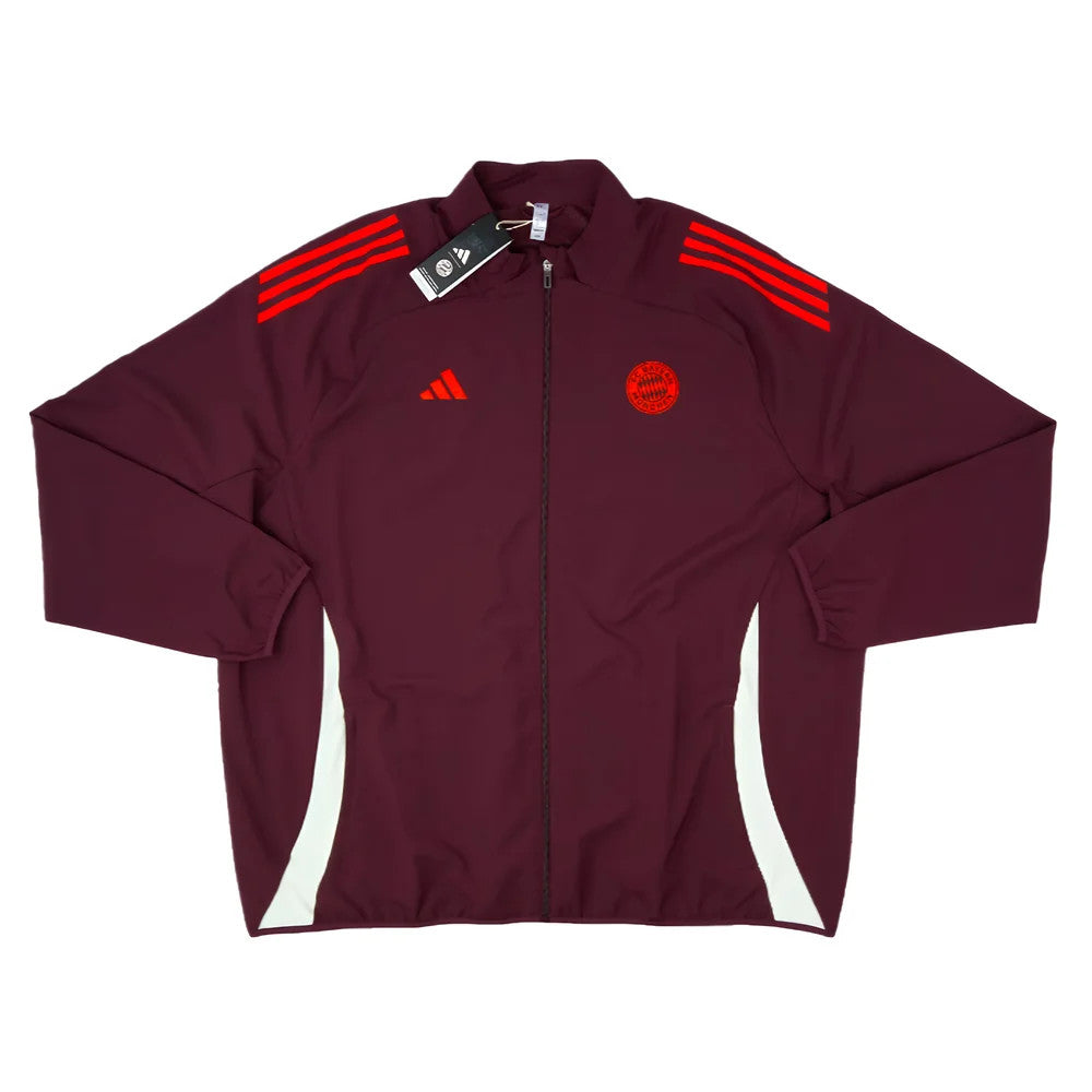 2024-2025 Bayern Munich Presentation Jacket (Shadow Maroon)_0