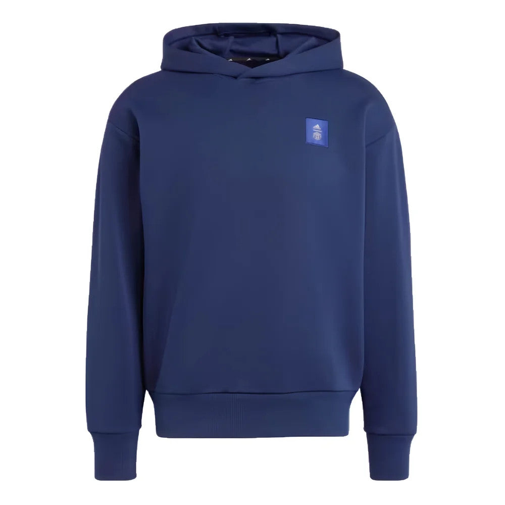 2024-2025 Man Utd Seasonal Doubleknit Hoody (Night Indigo)_0