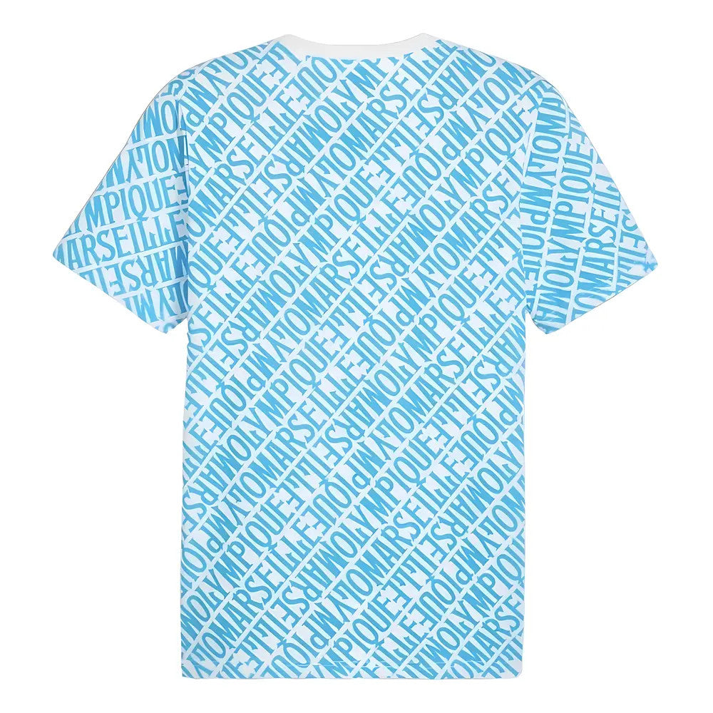 2024-2025 Marseille ftblCulture Tee AOP (Blue)_1