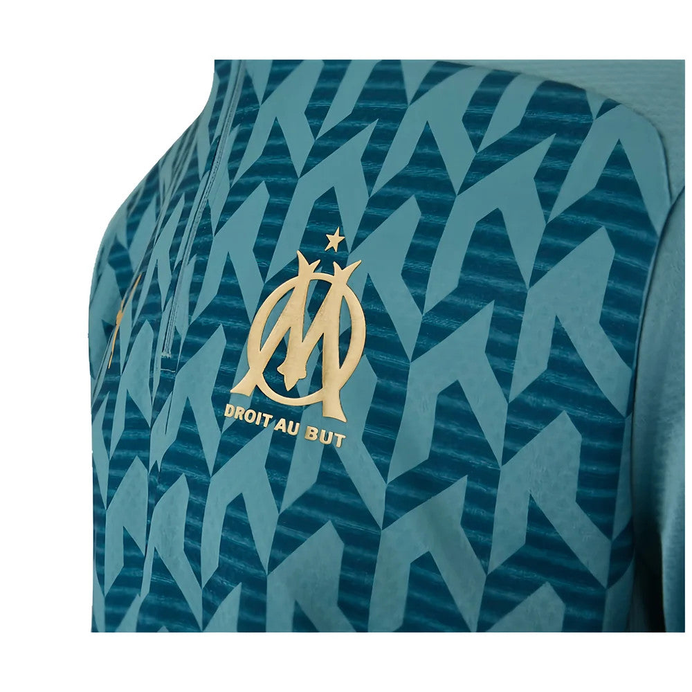 2024-2025 Marseille Prematch 1/4 Zip Top (Bold Blue)_3