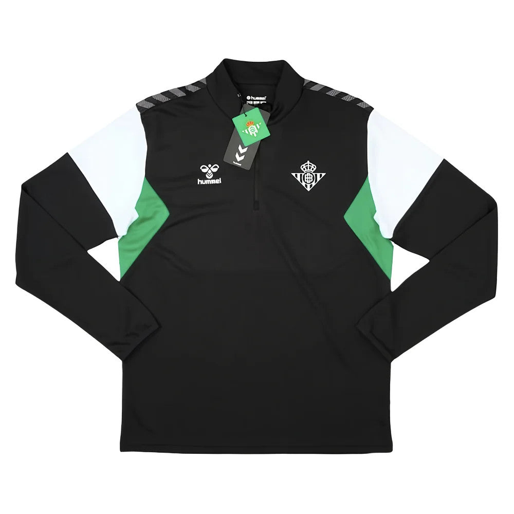 2023-2024 Real Betis 1/4 Zip Training Top (Black)_1