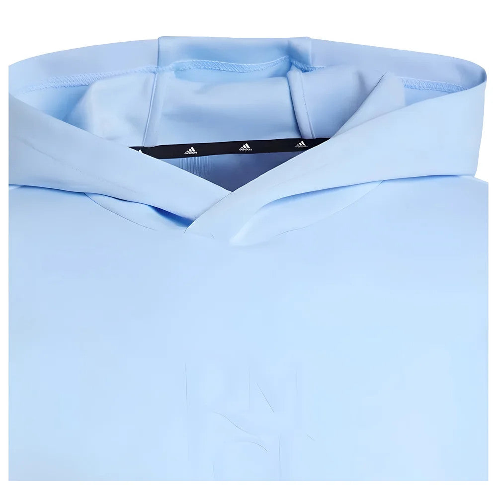 2024-2025 Real Madrid Seasonal Double Knit Hoody (Glow Blue)_2