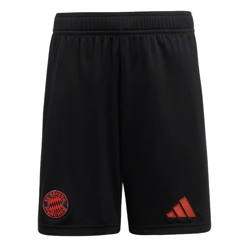 2024-2025 Bayern Munich Away Shorts (Black) - Kids_0