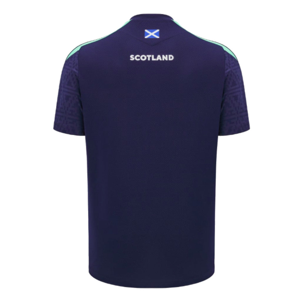 2024-2025 Scotland Rugby Poly Training Shirt (Navy)_1