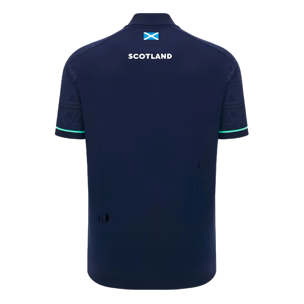 2024-2025 Scotland Rugby RGB Fit Travel Poly Polo Shirt (Navy)_1