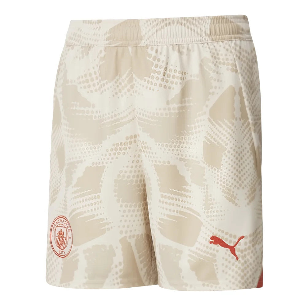 2024-2025 Man City Away Goalkeeper Shorts (Alpine Snow) - Kids_1