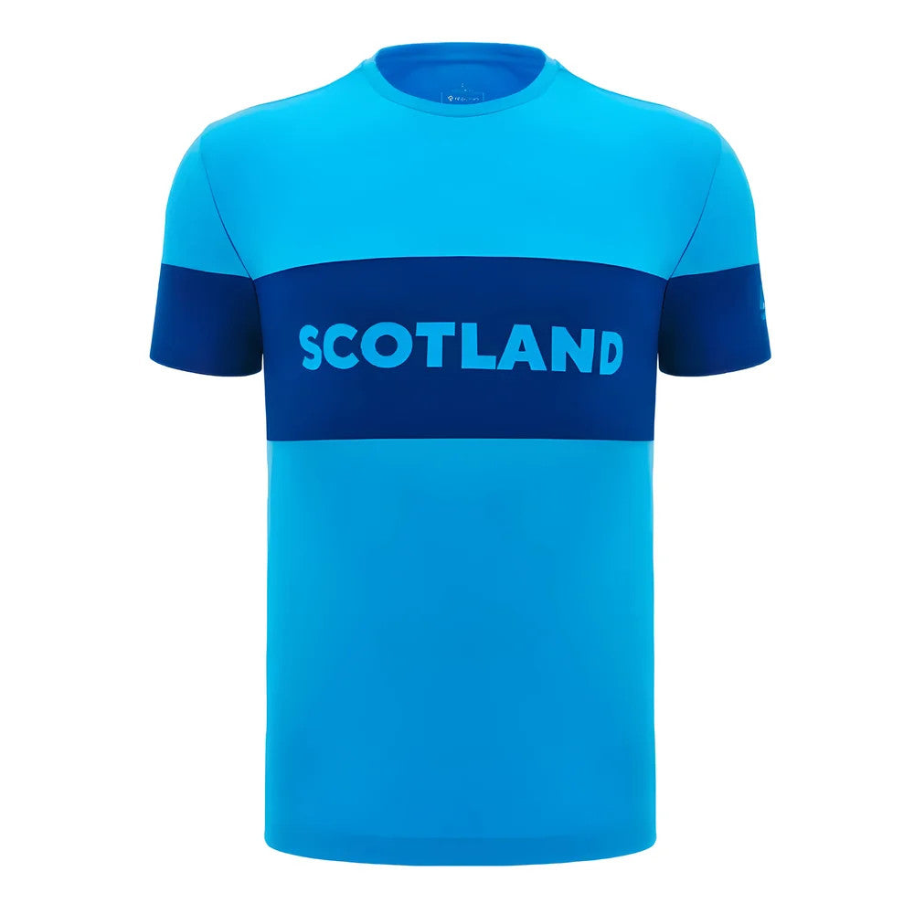2024-2025 Scotland Rugby Leisure Cotton T-Shirt (Sky Blue)_2