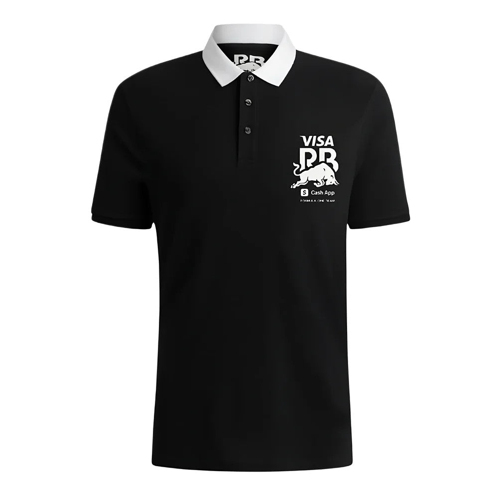 2024 Visa Cash App RB Essential Logo Polo (Black)_1