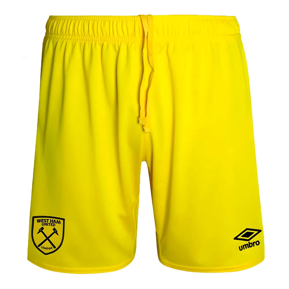 2024-2025 West Ham Goalkeeper Shorts (Yellow) - Kids_1