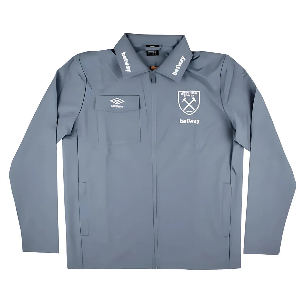 2024-2025 West Ham Presentation Jacket (Flint Stone)_1