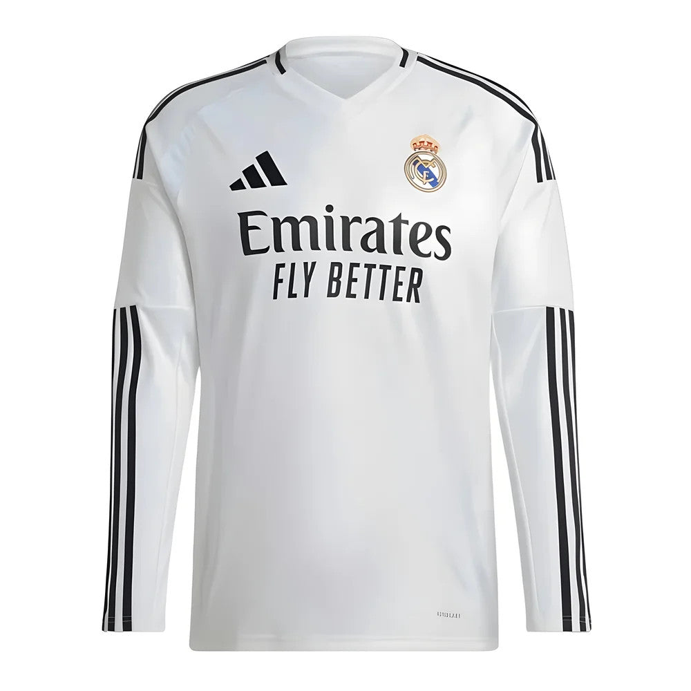 2024-2025 Real Madrid Long Sleeve Home Shirt_0
