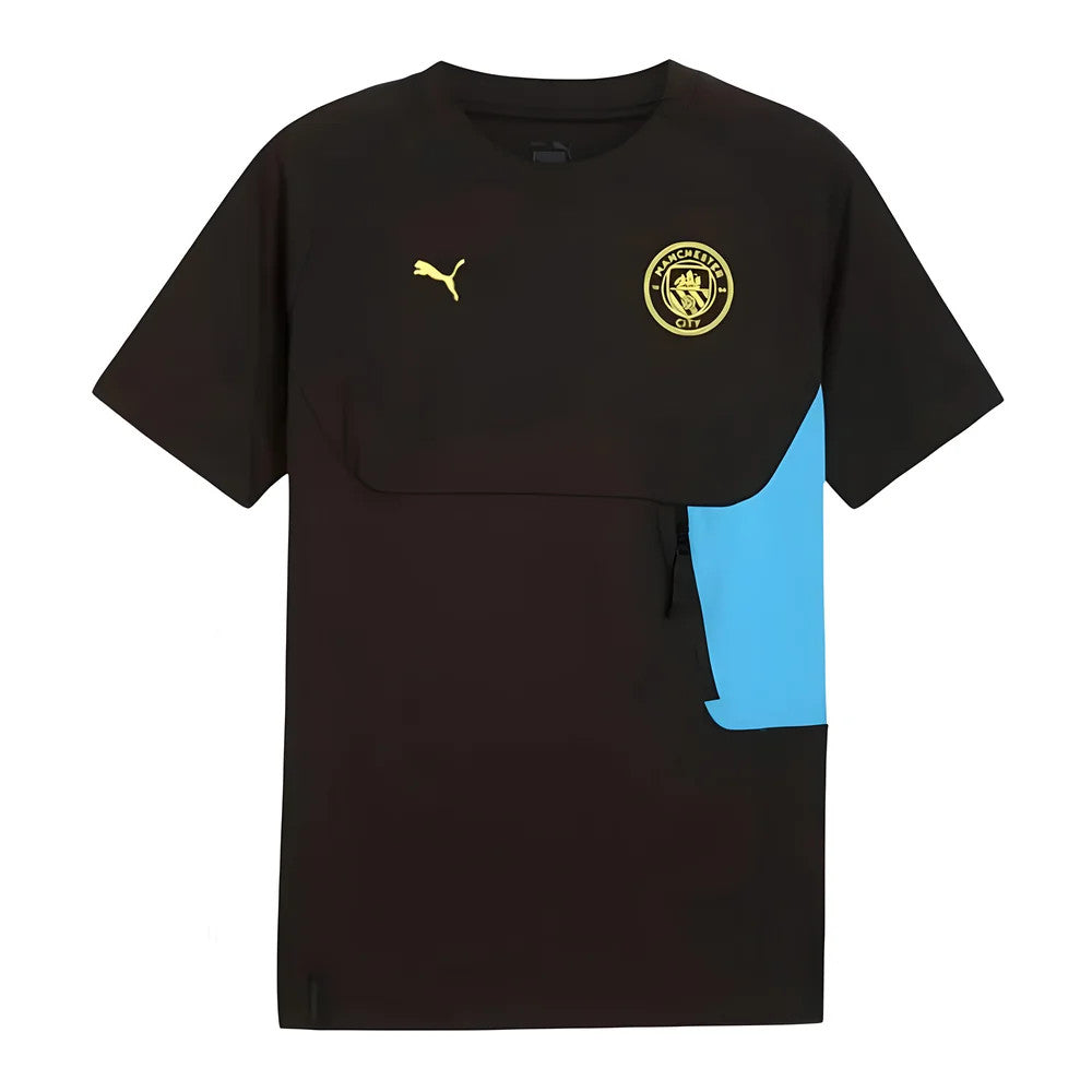 2024-2025 Man City Pumatech Pocket Tee (Black)_1