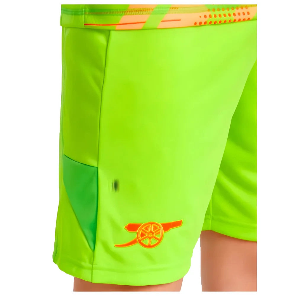 2024-2025 Arsenal Home Goalkeeper Shorts - Kids_1