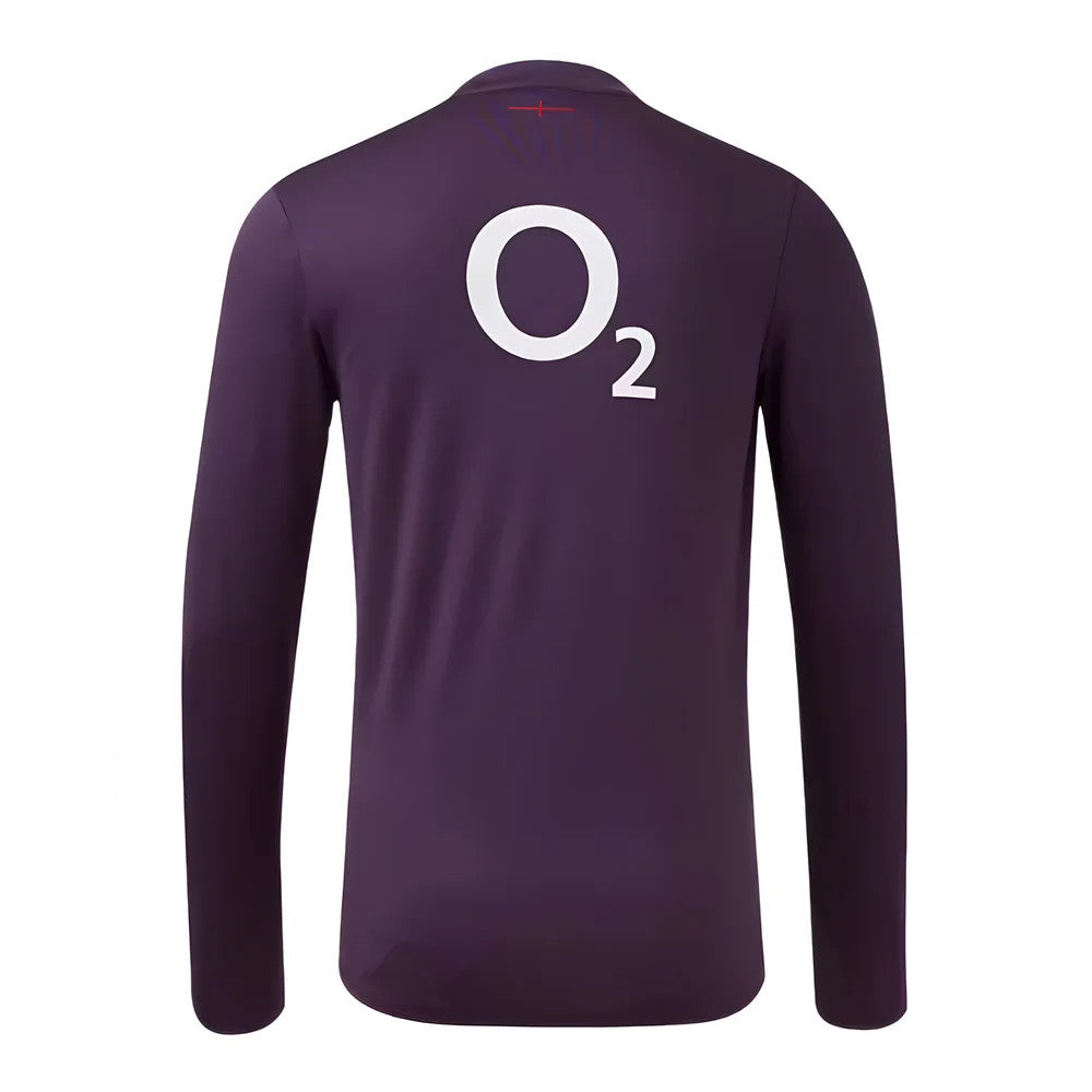 2024-2025 England Rugby 1/2 Zip Training Fleece (Nightshade)_1