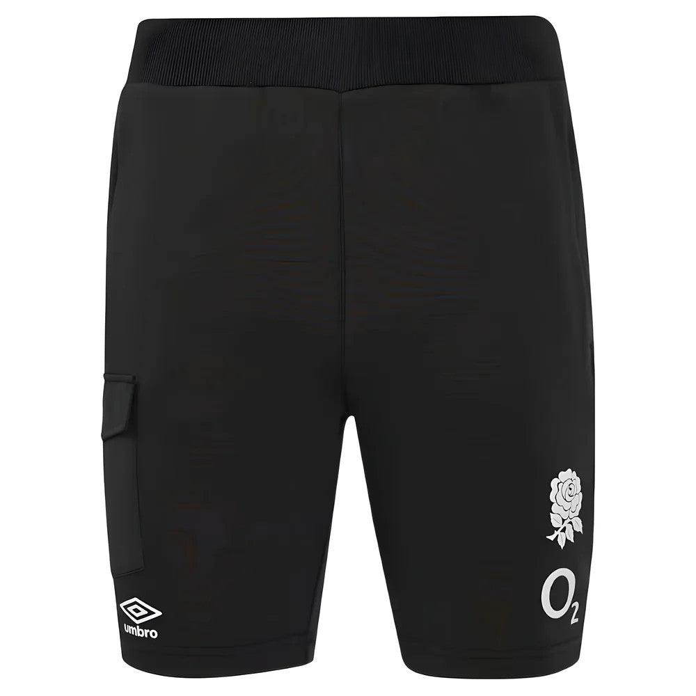 2024-2025 England Rugby Knit Shorts (Black)_1