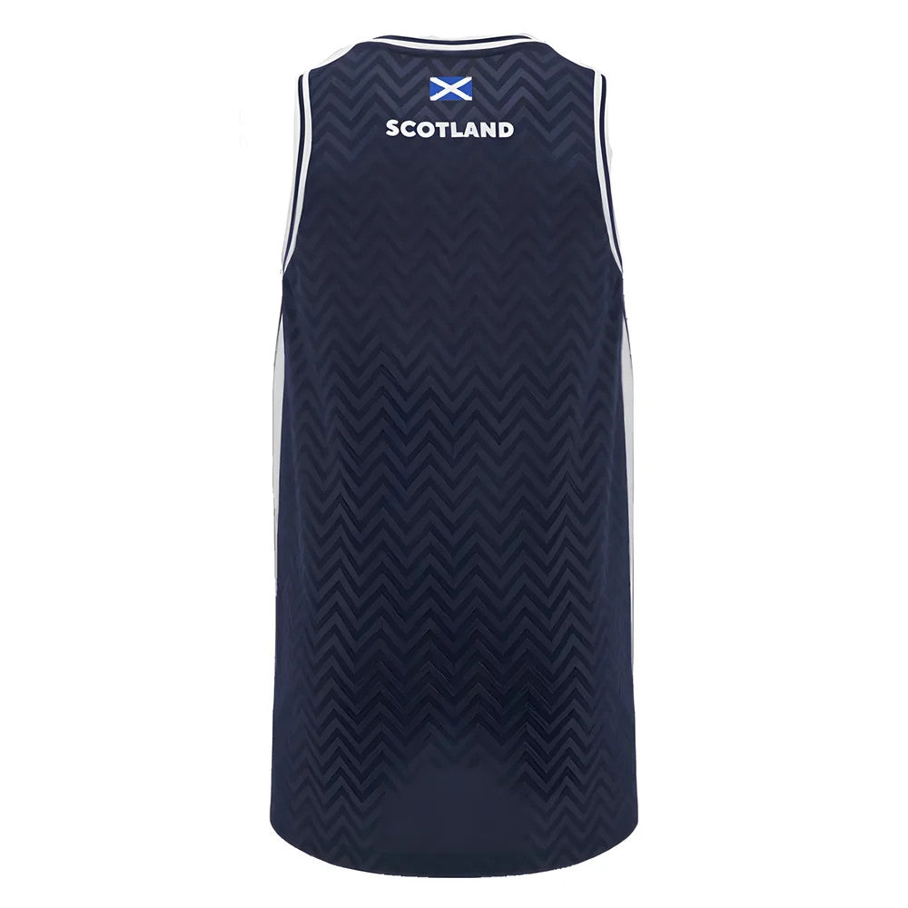 2024-2025 Scotland Rugby Basketball Singlet (Navy) - Kids_1