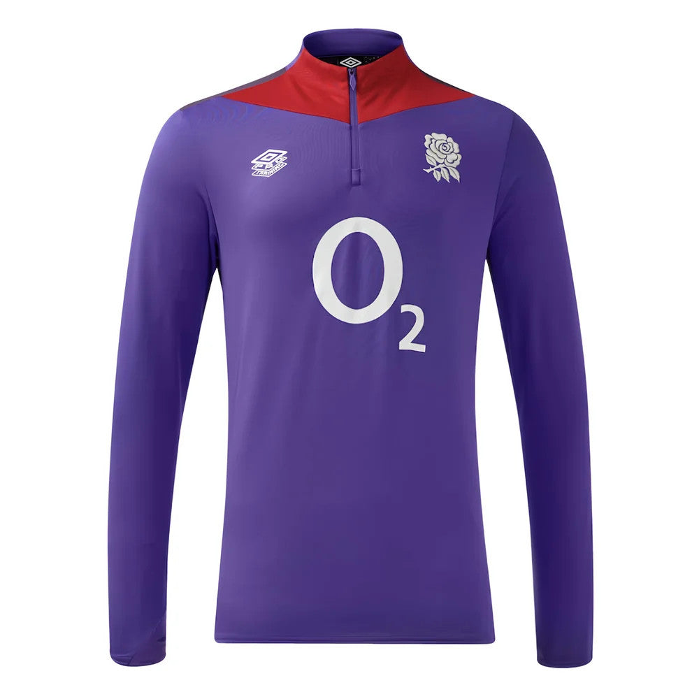2024-2025 England Rugby Mid Layer Top (Violet) - Kids_1