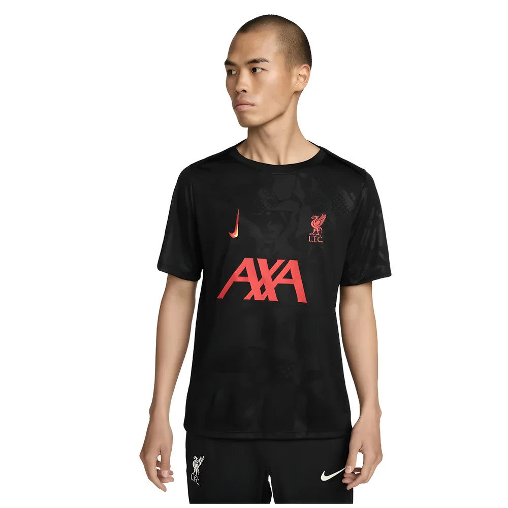 2024-2025 Liverpool Academy Pro Third Pre-Match Top (Black)_0