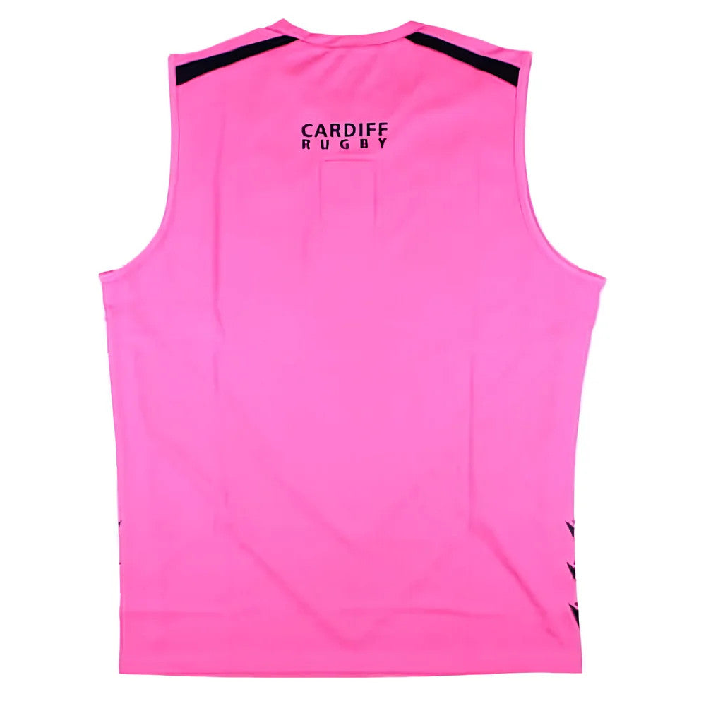 2024-2025 Cardiff Blues Rugby Sleeveless Training Shirt (Pink)_1