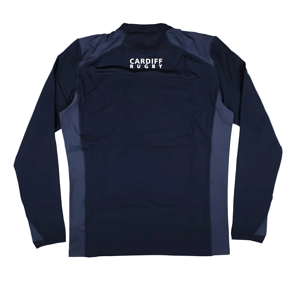 2024-2025 Cardiff Rugby Training Roundneck Top (Navy)_1