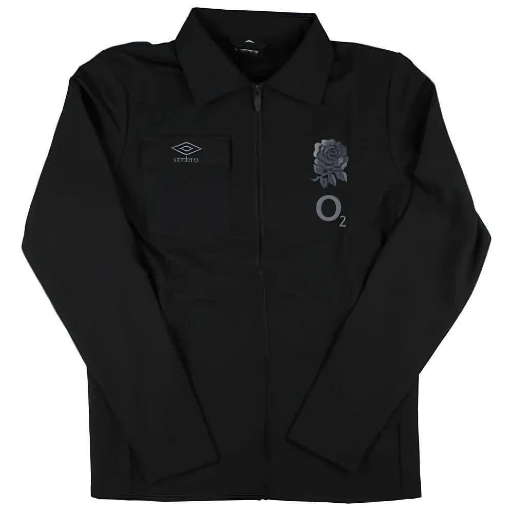 2024-2025 England Rugby Presentation Jacket O2 (Black)_1