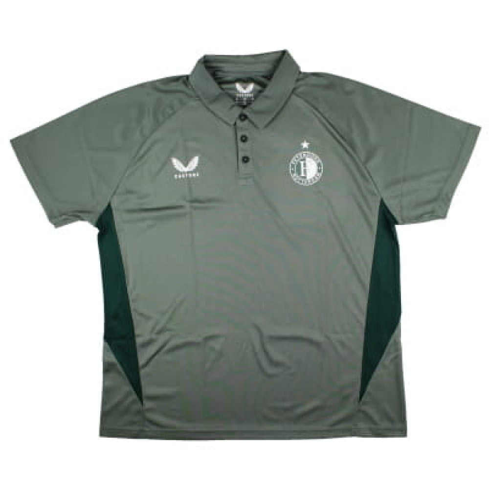 2024-2025 Feyenoord Pro Player Presentation Polo Shirt (Green)_1