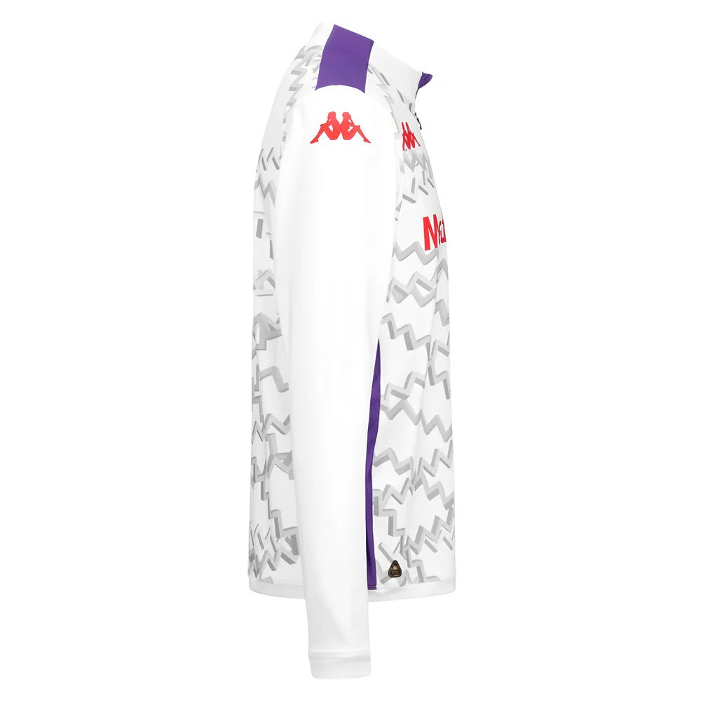 2024-2025 Fiorentina Training Sweat 1/4 Zip (White)_2