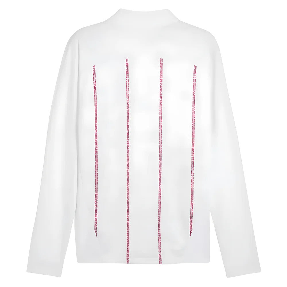 2024-2025 Man City Prematch 1/4 Zip Top (White)_1