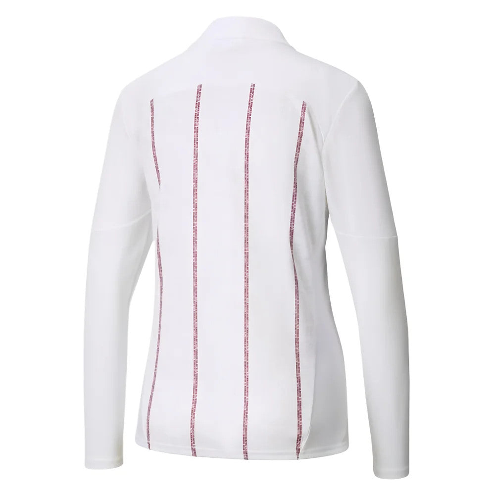 2024-2025 Man City Prematch Half Zip Top (White)_1