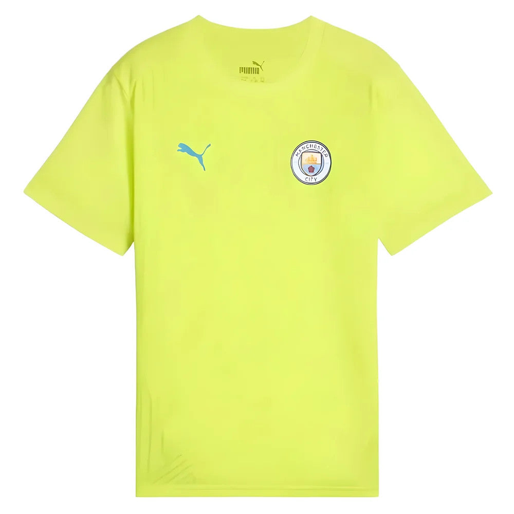 2024-2025 Man City Training Shirt (Yellow Glow) - Kids_1