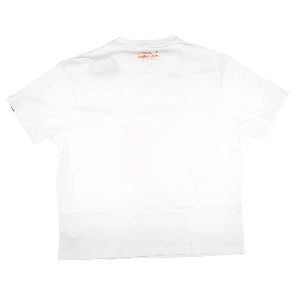 2025 Red Bull Racing Max Verstappen Puzzle T-Shirt (White)_1