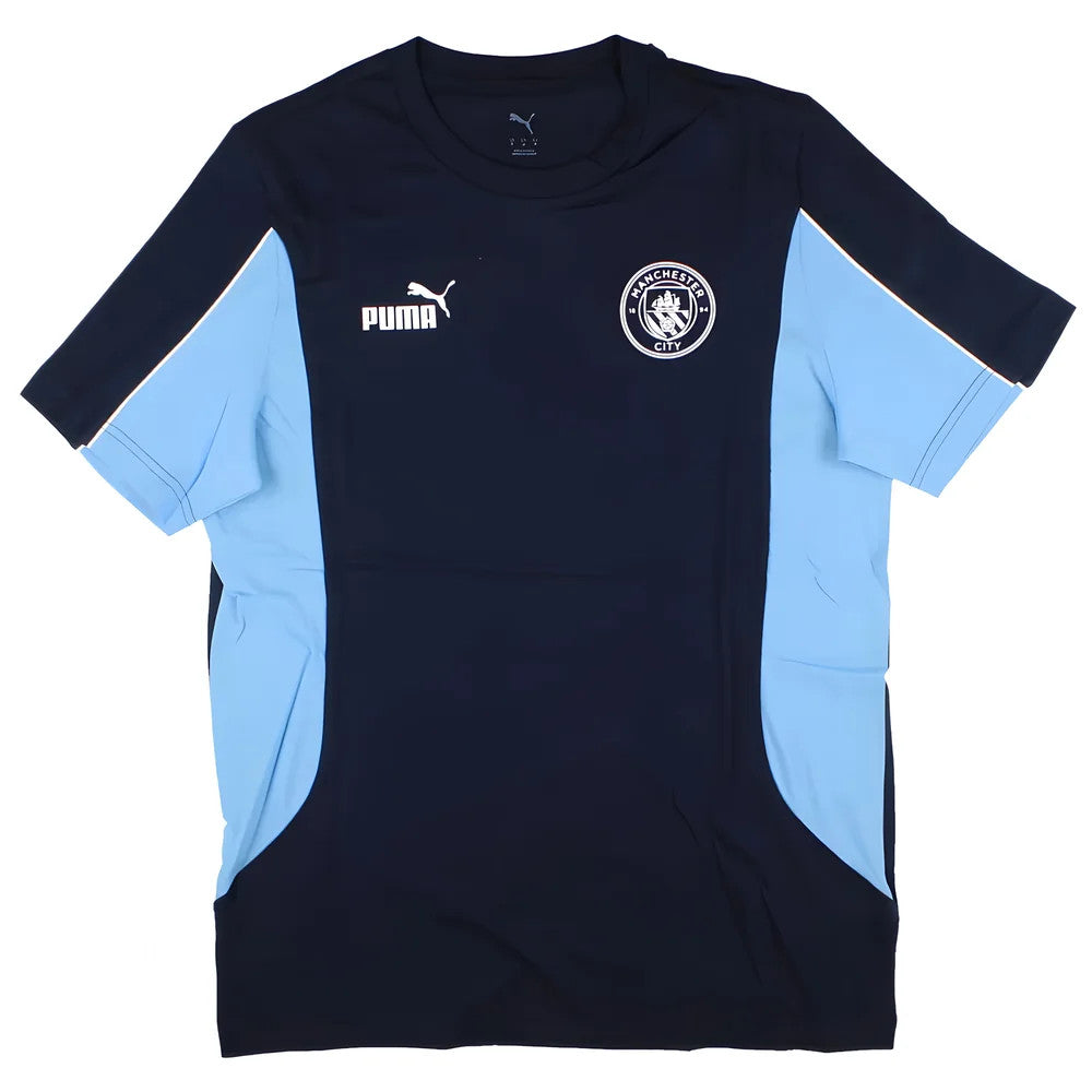 2024-2025 Man City FtblArchive Tee (Navy)_0