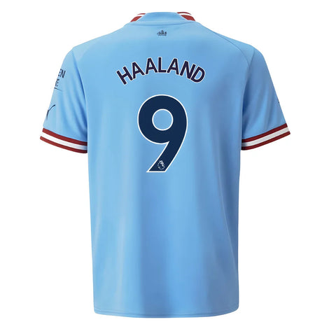 2022-2023 Man City Home Shirt (Kids) (HAALAND 9)_3