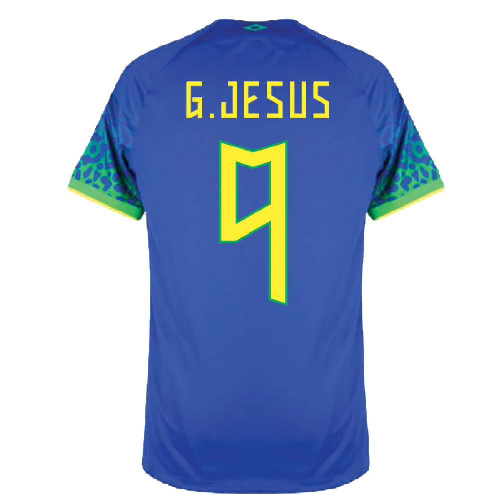 2022-2023 Brazil Away Shirt (G.JESUS 9)_4