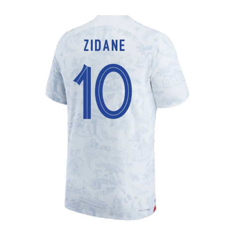 2022-2023 France Match ADV Dri-Fit Away Shirt (Zidane 10)_4