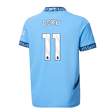 2024-2025 Man City Home Shirt (Kids) (Doku 11)_2