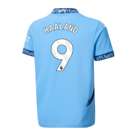 2024-2025 Man City Home Shirt (Kids) (Haaland 9)_2