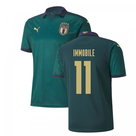 2019-2020 Italy Renaissance Third Puma Shirt (Kids) (Immobile 11)_3