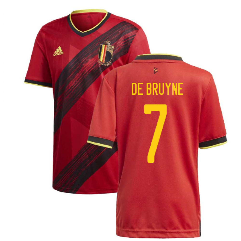2020-2021 Belgium Home Adidas Football Shirt (DE BRUYNE 7)_3