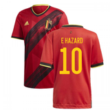 2020-2021 Belgium Home Adidas Football Shirt (E HAZARD 10)_3