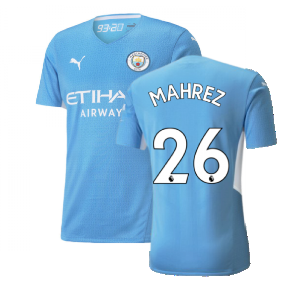 2021-2022 Man City Authentic Home Shirt (MAHREZ 26)_4