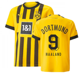 2022-2023 Borussia Dortmund Home Shirt (Kids) (HAALAND 9)_4