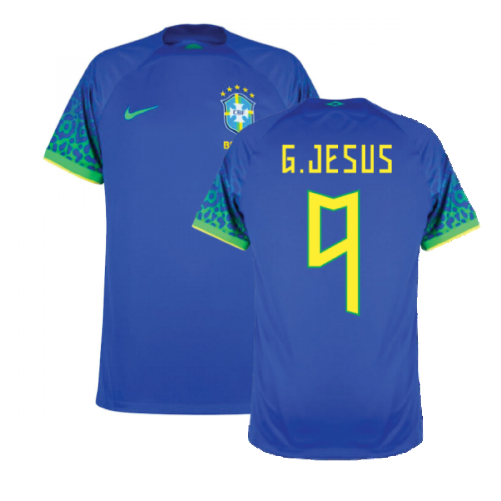 2022-2023 Brazil Away Shirt (G.JESUS 9)_4