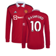2022-2023 Man Utd Long Sleeve Home Shirt (RASHFORD 10)_4