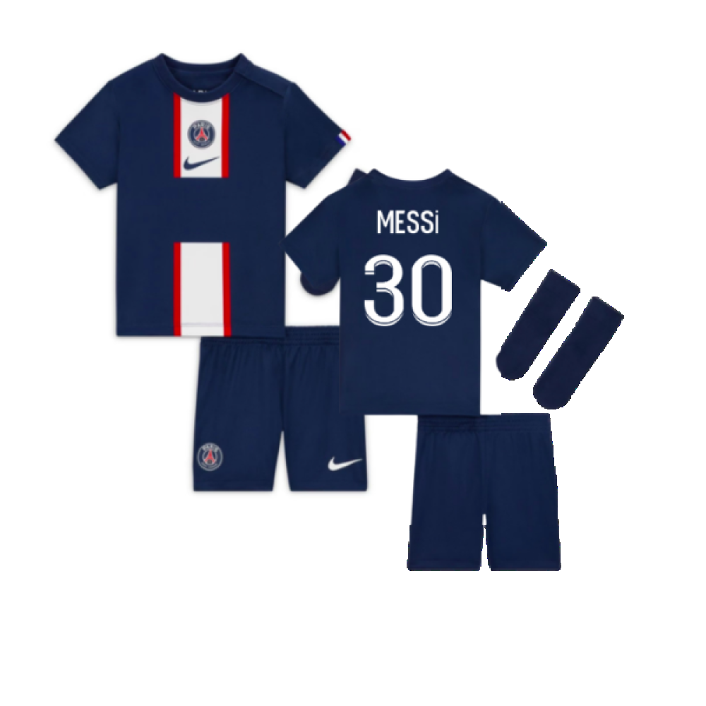 2022-2023 PSG Little Boys Home Kit (MESSI 30)_4